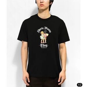 NWT Zumiez 40s & Shorties Wanna Thug Black T-Shirt | Size: Medium